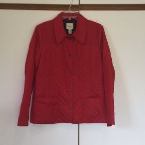 EUC G.H. Bass & Co. Red Quilted jacket - Size M